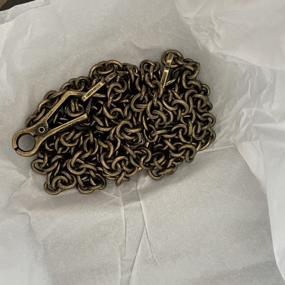 NWT Bottega Veneta leather clutch with chain - Authentic - Picture 11 of 16